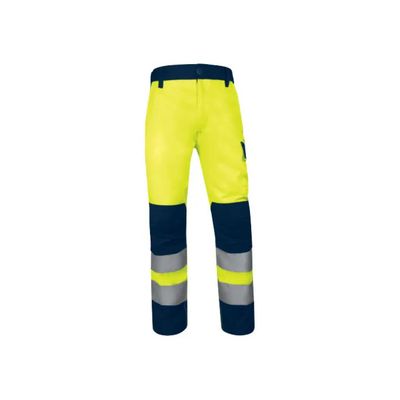 Delta Plus M1PA2HVCL2 Pantaloni da Lavoro Alta Visibilità Classe 1