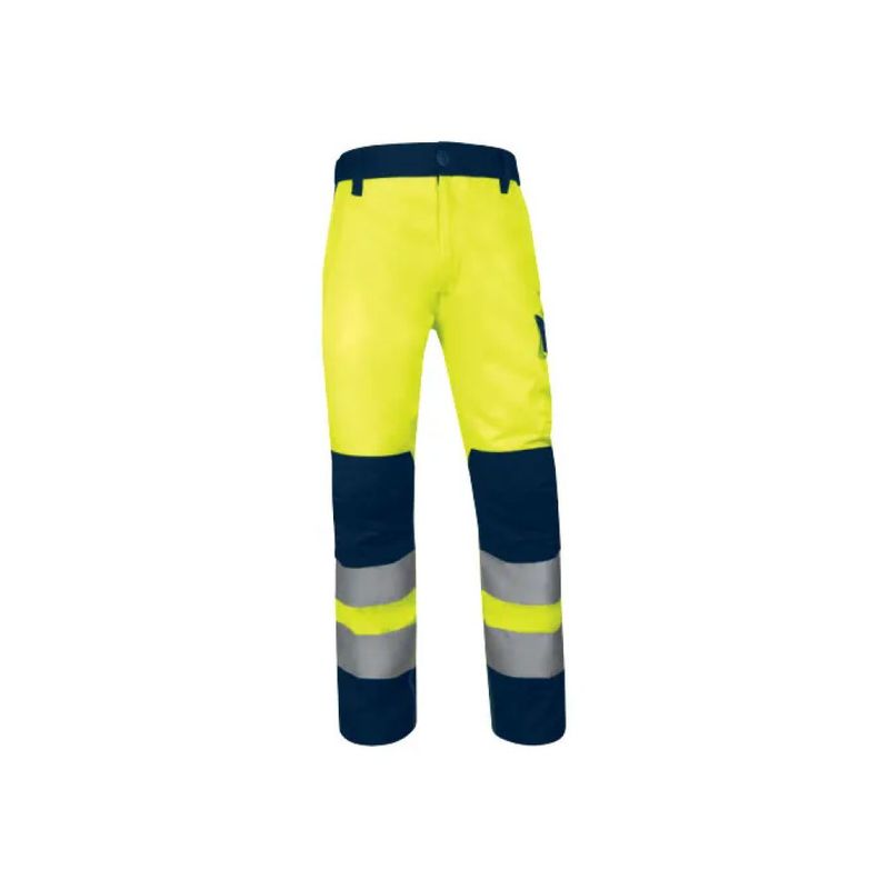 Delta Plus M1PA2HVCL2 Pantaloni da Lavoro Alta Visibilità Classe 1