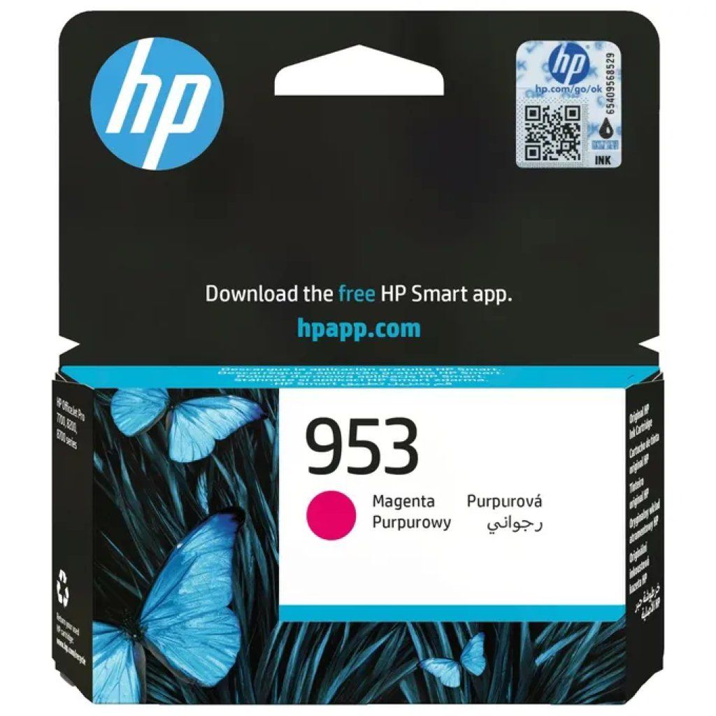HP 953 Cartuccia originale Magenta 9 ml - F6U13AE HP 953 Cartuccia originale Magenta 9 ml - F6U13AE