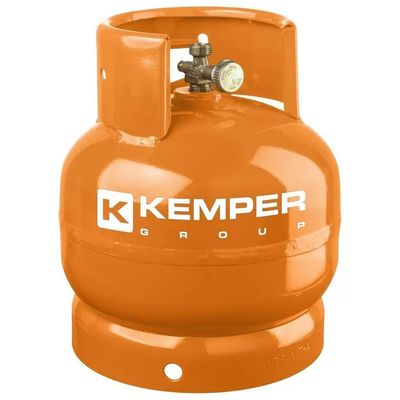 KEMPER 1160 Bombola ricaricabile 2 kg con rubinetto e valvola di sicurezza