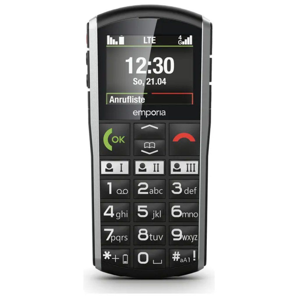 Emporia Simplicity-LTE Telefono 4G Nero e Argento