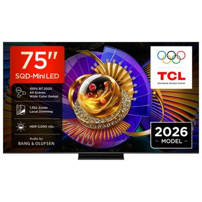 TCL televisore 75C7L SQD-Mini LED 75 pollici, 4K Ultra HD, 3000 nit, 144Hz, Google TV TCL televisore 75C7L SQD-Mini LED 75 pollici, 4K Ultra HD, 3000 nit, 144Hz, Google TV