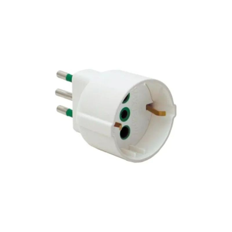 FANTON 82120 Adattatore Schuko Bianco 10A