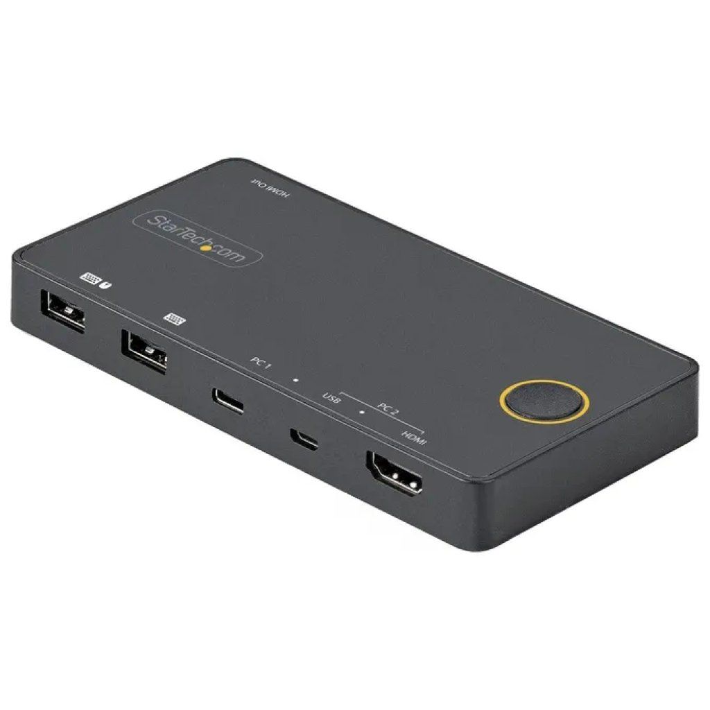 StarTech.com Switch KVM HDMI 2.0 4K 60 Hz a 2 porte con USB-C e USB-A