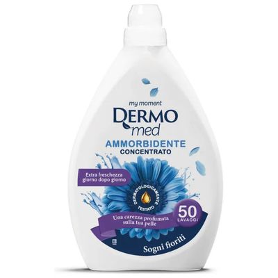 Dermomed Sogni Fioriti Ammorbidente Concentrato, 1 L, 50 Lavaggi