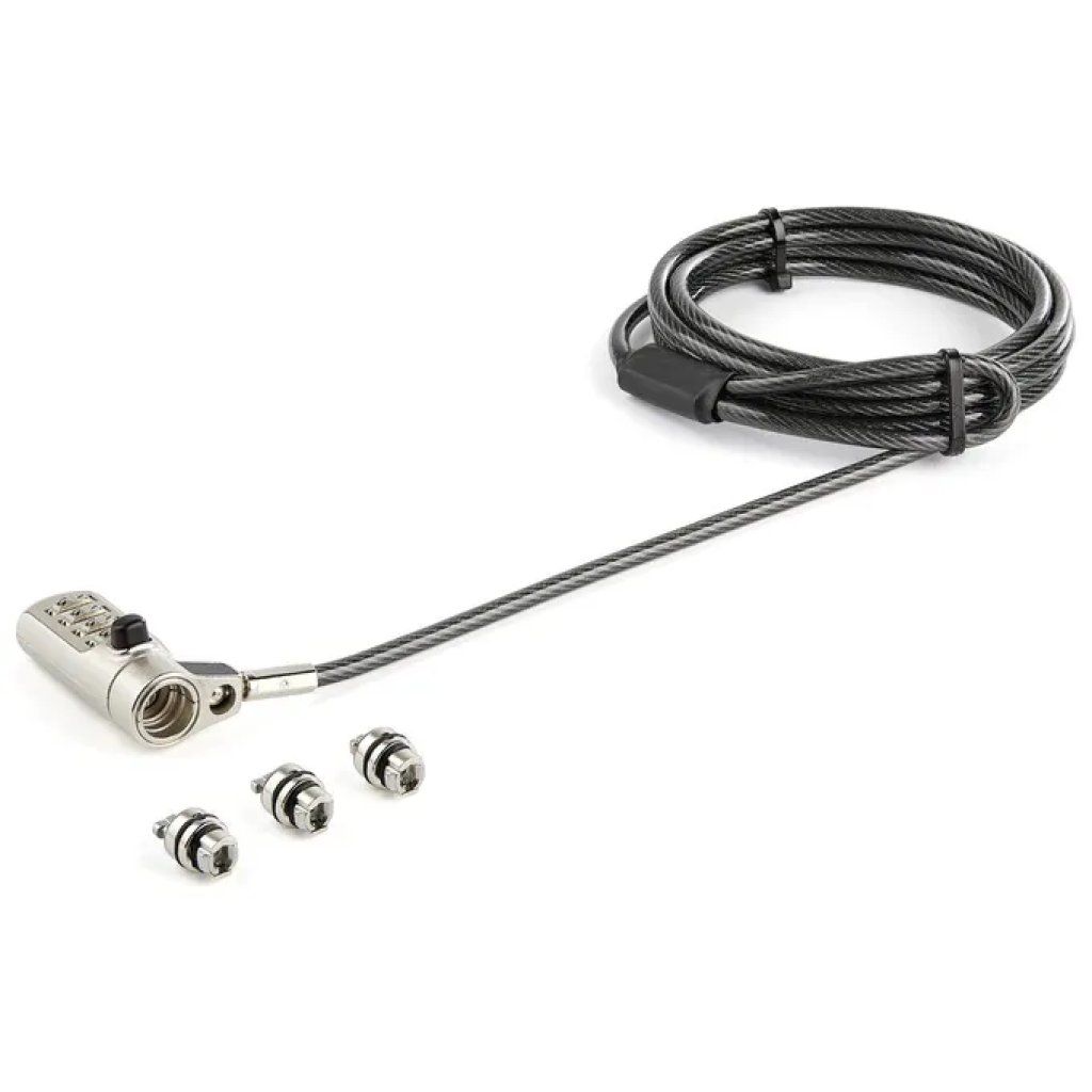 StarTech.com LTULOCK4D – Cavo antifurto per laptop, 2 m StarTech.com LTULOCK4D – Cavo antifurto per laptop, 2 m