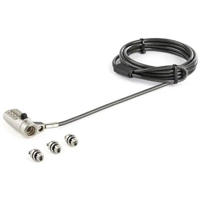 STARTECH.COM StarTech LTULOCK4D Cavo di Sicurezza per Laptop 3 in 1 con Serratura a Combinazione 4 Cifre Cavo STARTECH.COM StarTech LTULOCK4D Cavo di Sicurezza per Laptop 3 in 1 con Serratura a Combinazione 4 Cifre Cavo