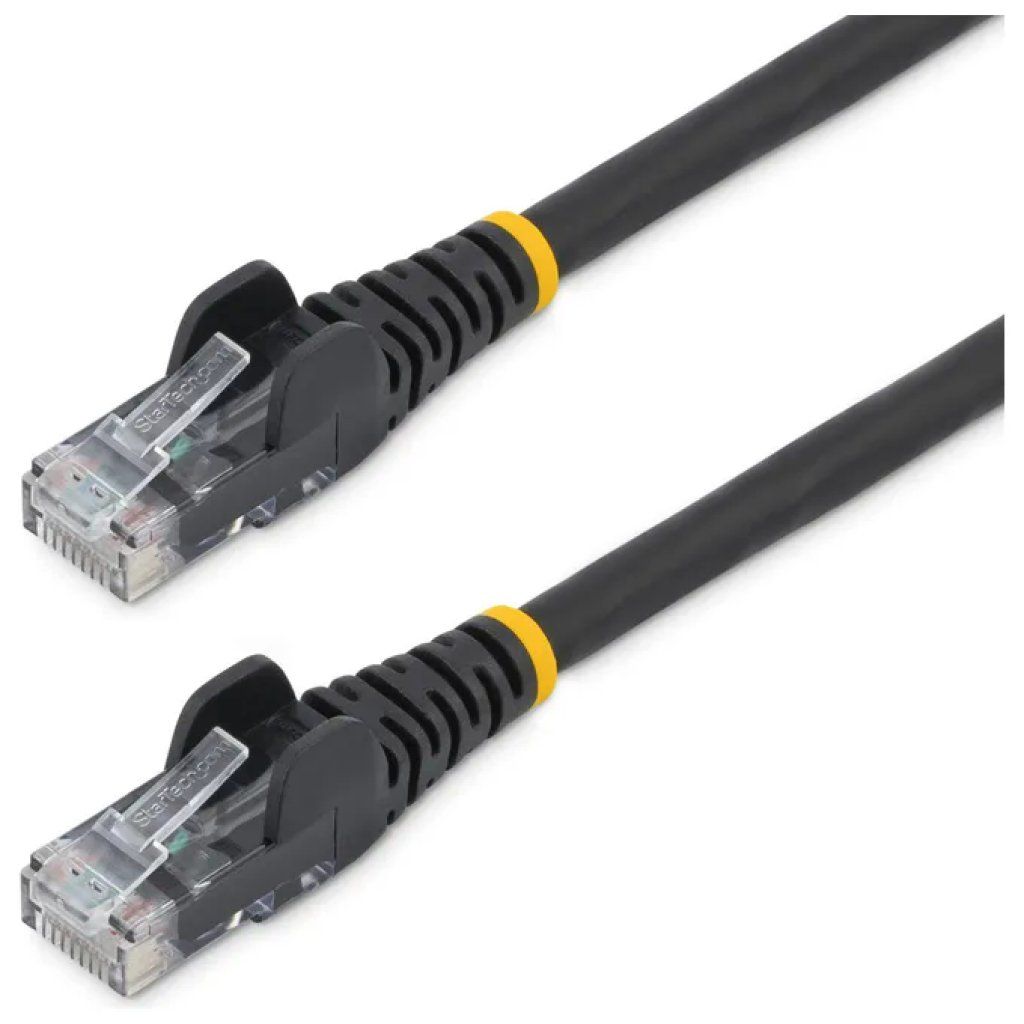 StarTech.com NLBK-10M-CAT6A-PATCH Cavo Ethernet CAT 6a 10m Nero LSZH RJ45 Antigroviglio
