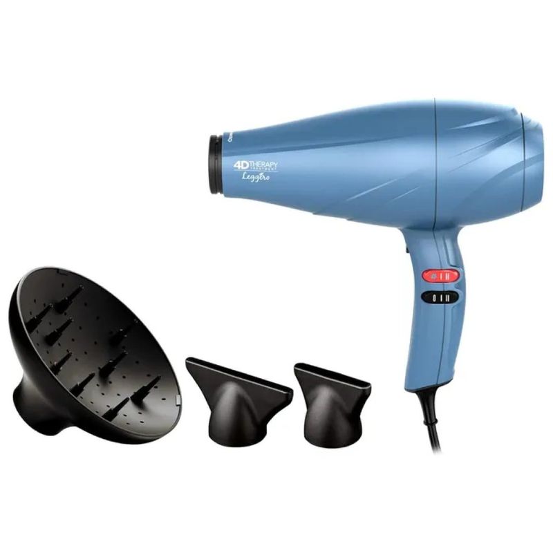 GA.MA GH2003 Leggero 4D Therapy Asciugacapelli 2400 W Blu