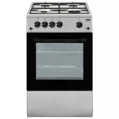 Beko CSS42014FS cucina a gas con forno, nero e argento Beko CSS42014FS cucina a gas con forno, nero e argento
