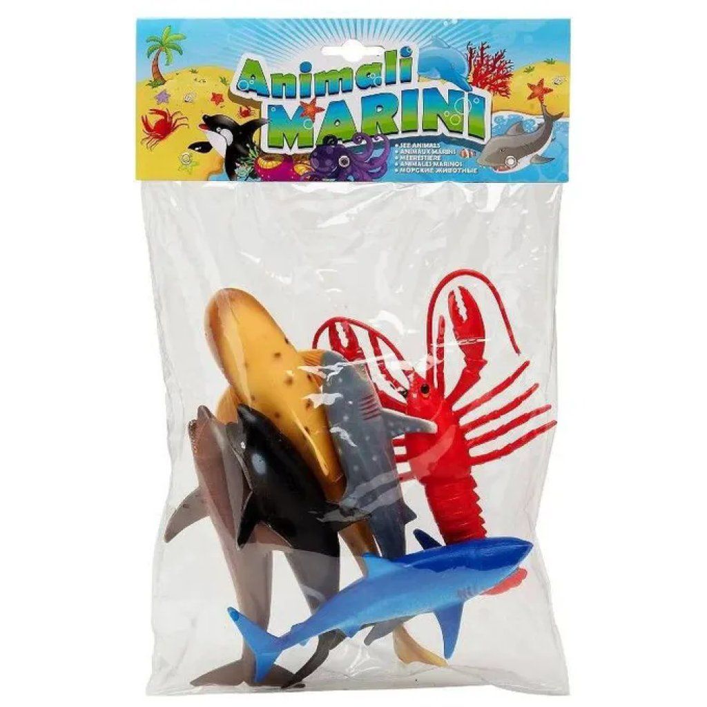 Globo GLO2557 Set di 6 Animali Marini Giocattolo Globo GLO2557 Set di 6 Animali Marini Giocattolo