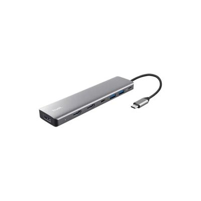 Trust DALYX Hub USB-C 7-in-1 con HDMI e DisplayPort Trust DALYX Hub USB-C 7-in-1 con HDMI e DisplayPort