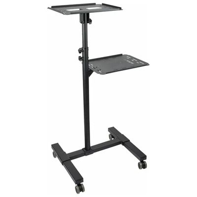 STARTECH.COM StarTech ADJPROJCART Supporto per proiettore e laptop mobile con 2 ripiani regolabili da 10Kg