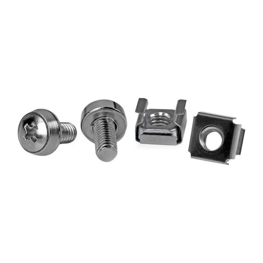 STARTECH.COM StarTech CABSCREWM6 – Kit 50 viti M6 e dadi a gabbia per rack