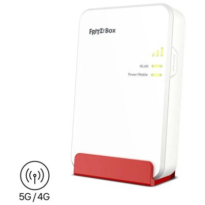 Fritz! 20003183 FRITZ!Box 6860 5G Router di rete cellulare Wi-Fi 6 Dual