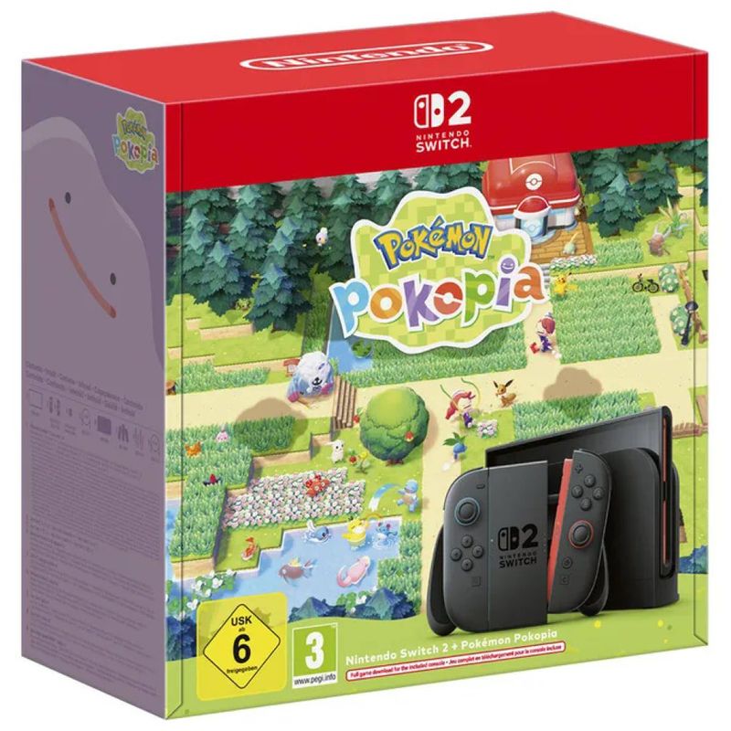Nintendo Switch 2 Bundle con Pokémon Pokopia Digitale, 256 GB, Nero Nintendo Switch 2 Bundle con Pokémon Pokopia Digitale, 256 GB, Nero
