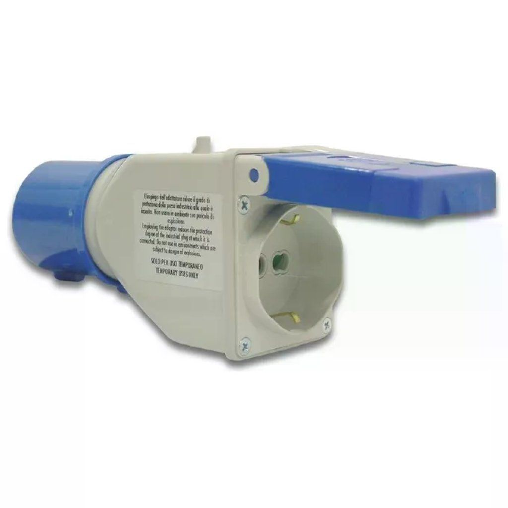 FANTON 73108 Adattatore CEE 16 A con presa Schuko