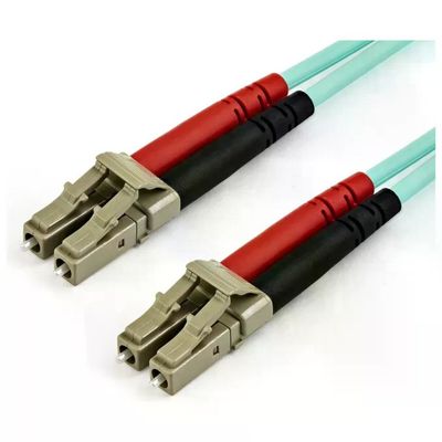 StarTech.com Cavo fibra ottica OM4 LC/UPC-LC/UPC duplex 15 m, LSZH, turchese StarTech.com Cavo fibra ottica OM4 LC/UPC-LC/UPC duplex 15 m, LSZH, turchese