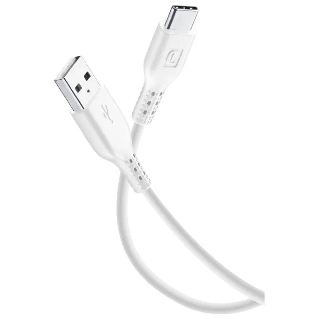 Cellularline Cavo USB-A a USB-C 60 cm, 15 W, Bianco
