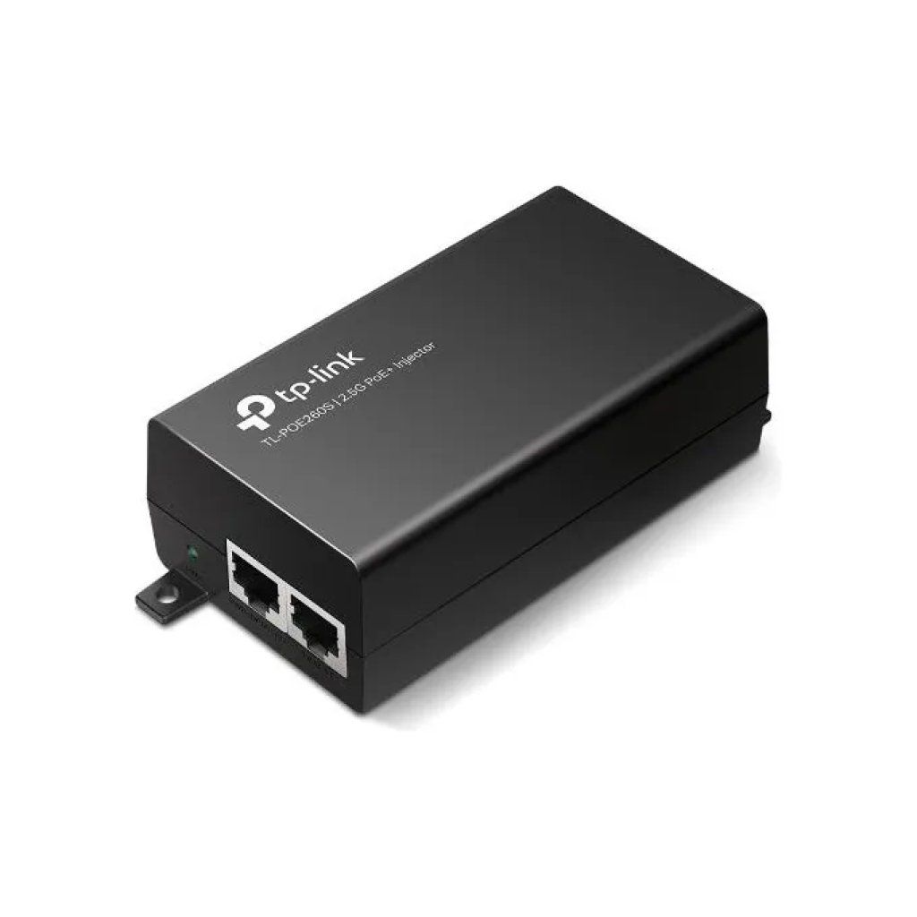 TP-Link TL-POE260S Omada Iniettore PoE+ 2.5 Gigabit Ethernet 30W IEEE 802.3af-at Plug and Play colore Nero TP-Link TL-POE260S Omada Iniettore PoE+ 2.5 Gigabit Ethernet 30W IEEE 802.3af-at Plug and Play colore Nero