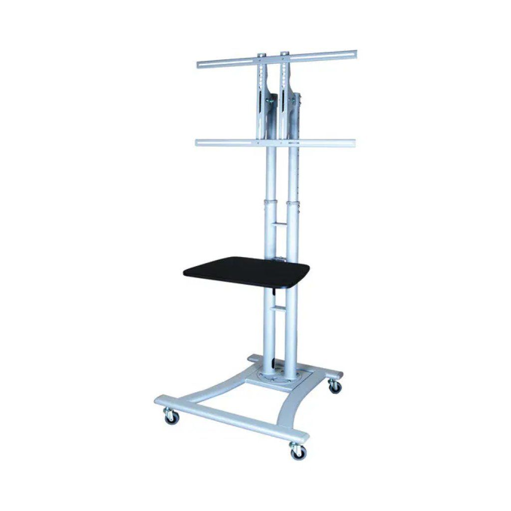 VALUE 17.99.1320-1 Supporto da Pavimento per Display 27–60 VALUE 17.99.1320-1 Supporto da Pavimento per Display 27–60", Argento, con Ruote