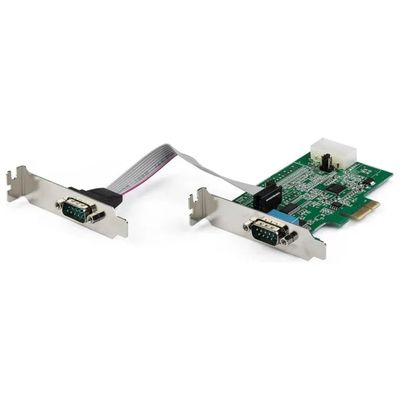 STARTECH.COM StarTech PEX2S953LP Scheda Adattatore Seriale PCI Express a 2 Porte RS232 DB9 con Chipset Asix