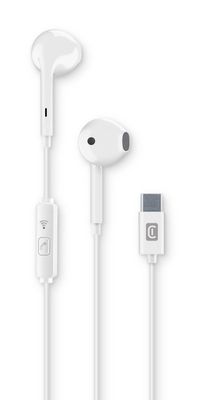 Cellular Line Capsule Auricolari USB-C con Microfono Bianchi