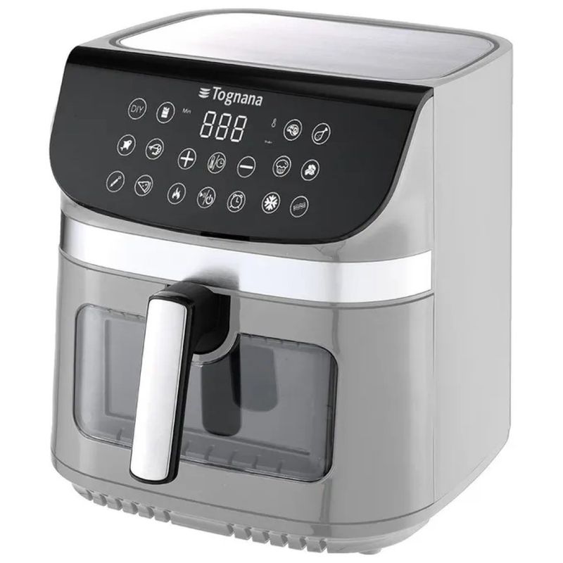 Tognana Friggitrice ad Aria 9 L 2200 W Grigio Perla
