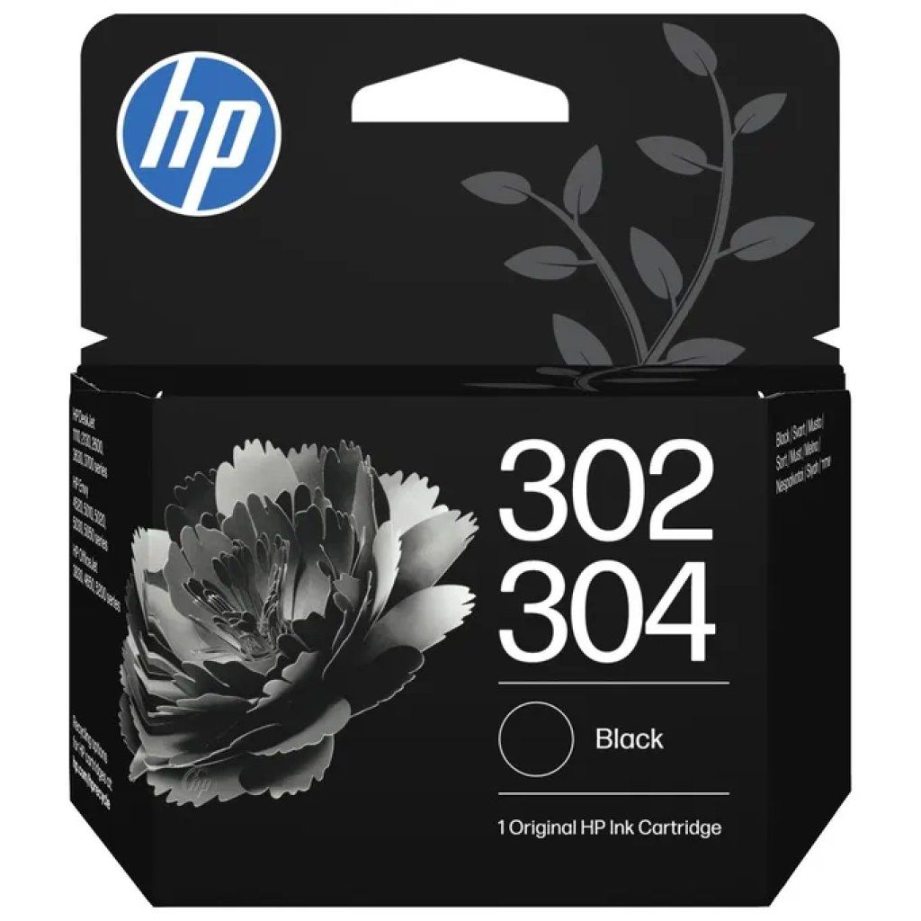 HP Cartuccia originale HP 302/304 nera, resa fino a 120 pagine HP Cartuccia originale HP 302/304 nera, resa fino a 120 pagine