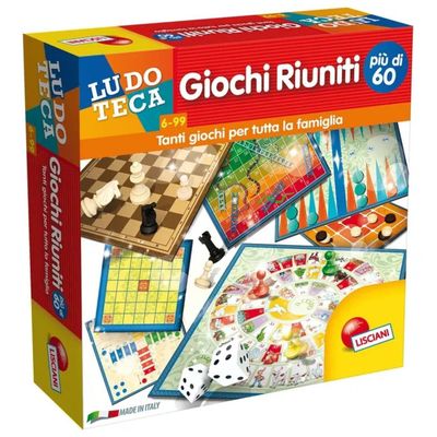Lisciani Ludoteca – Giochi Riuniti, oltre 60 giochi Lisciani Ludoteca – Giochi Riuniti, oltre 60 giochi