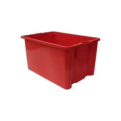 Mobil Plastic 131-65 Cassa Sovrapponibile per Alimenti 65 L Arancio