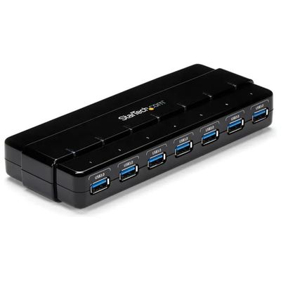 StarTech.com ST7300USB3B Hub USB 7 Porte USB 3.0 SuperSpeed 5 Gbps Alimentato colore Nero StarTech.com ST7300USB3B Hub USB 7 Porte USB 3.0 SuperSpeed 5 Gbps Alimentato colore Nero