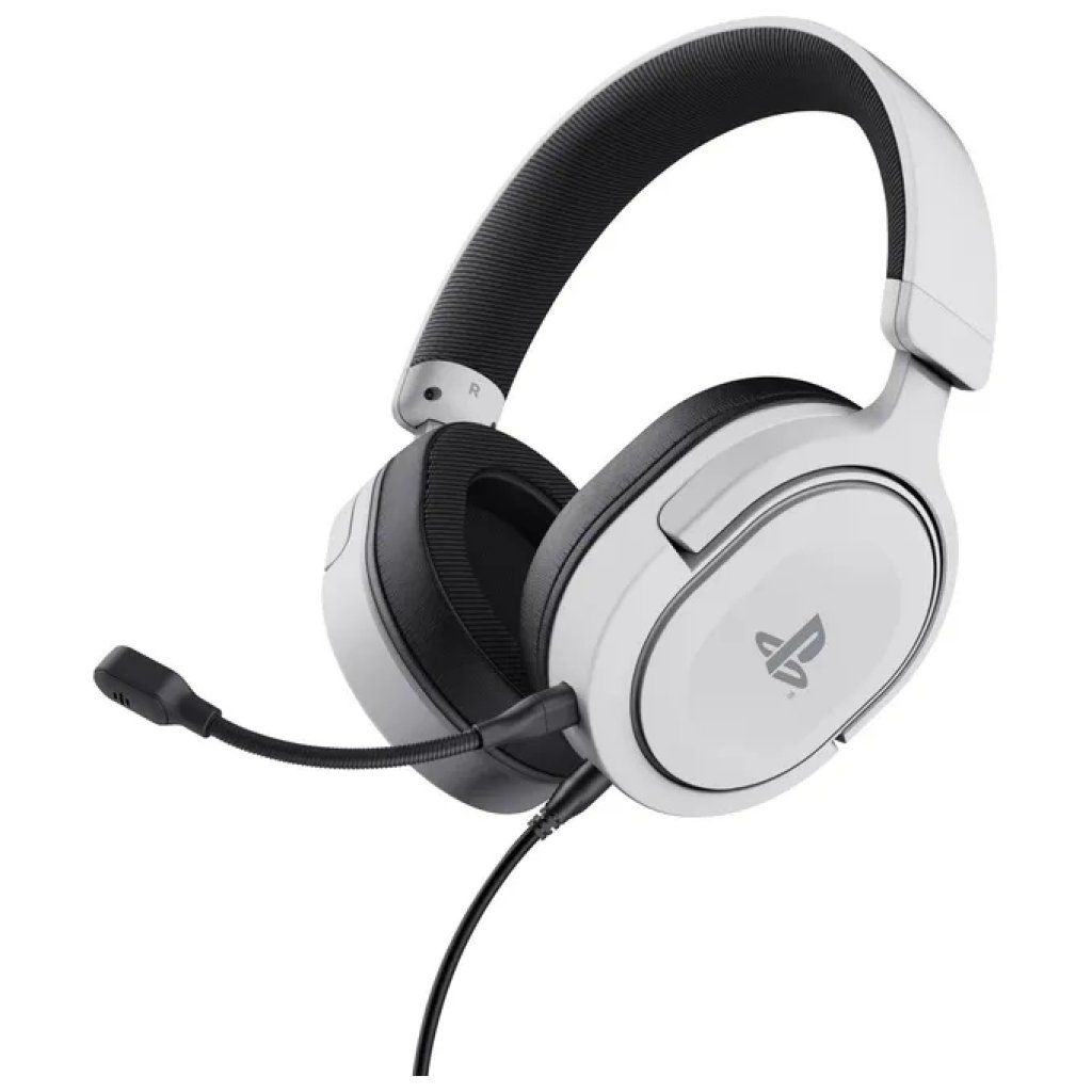 Trust Gaming GXT 498W Forta Cuffie Ecosostenibile PS5 e PS4 con Licenza Ufficiale PlayStation 5 Over Trust Gaming GXT 498W Forta Cuffie Ecosostenibile PS5 e PS4 con Licenza Ufficiale PlayStation 5 Over