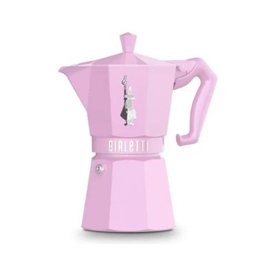 Bialetti Moka Exclusive rosa, caffettiera da 6 tazze Bialetti Moka Exclusive rosa, caffettiera da 6 tazze