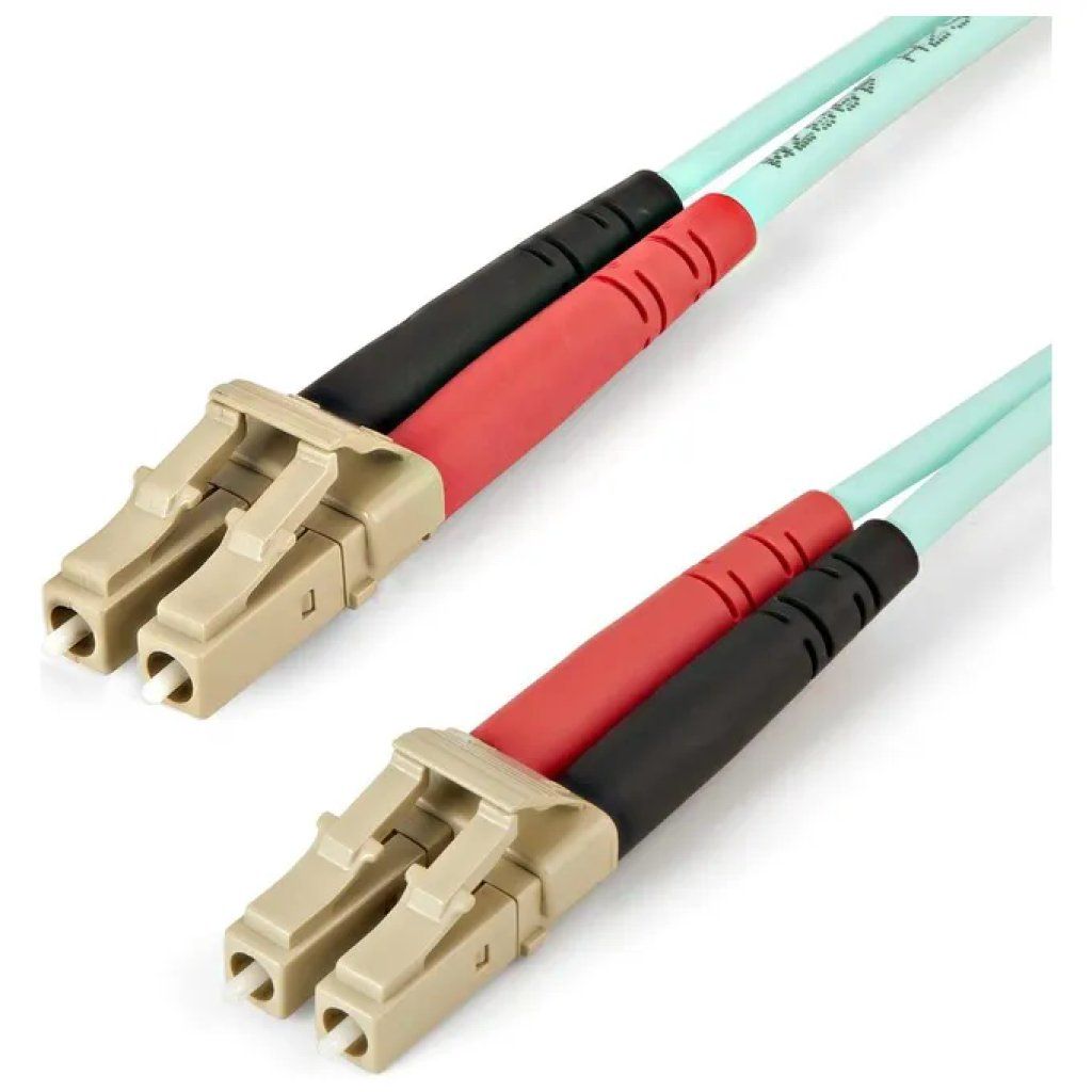 STARTECH.COM StarTech Cavo Fibra Ottica OM4 Duplex LC-LC, 5 m, Turchese
