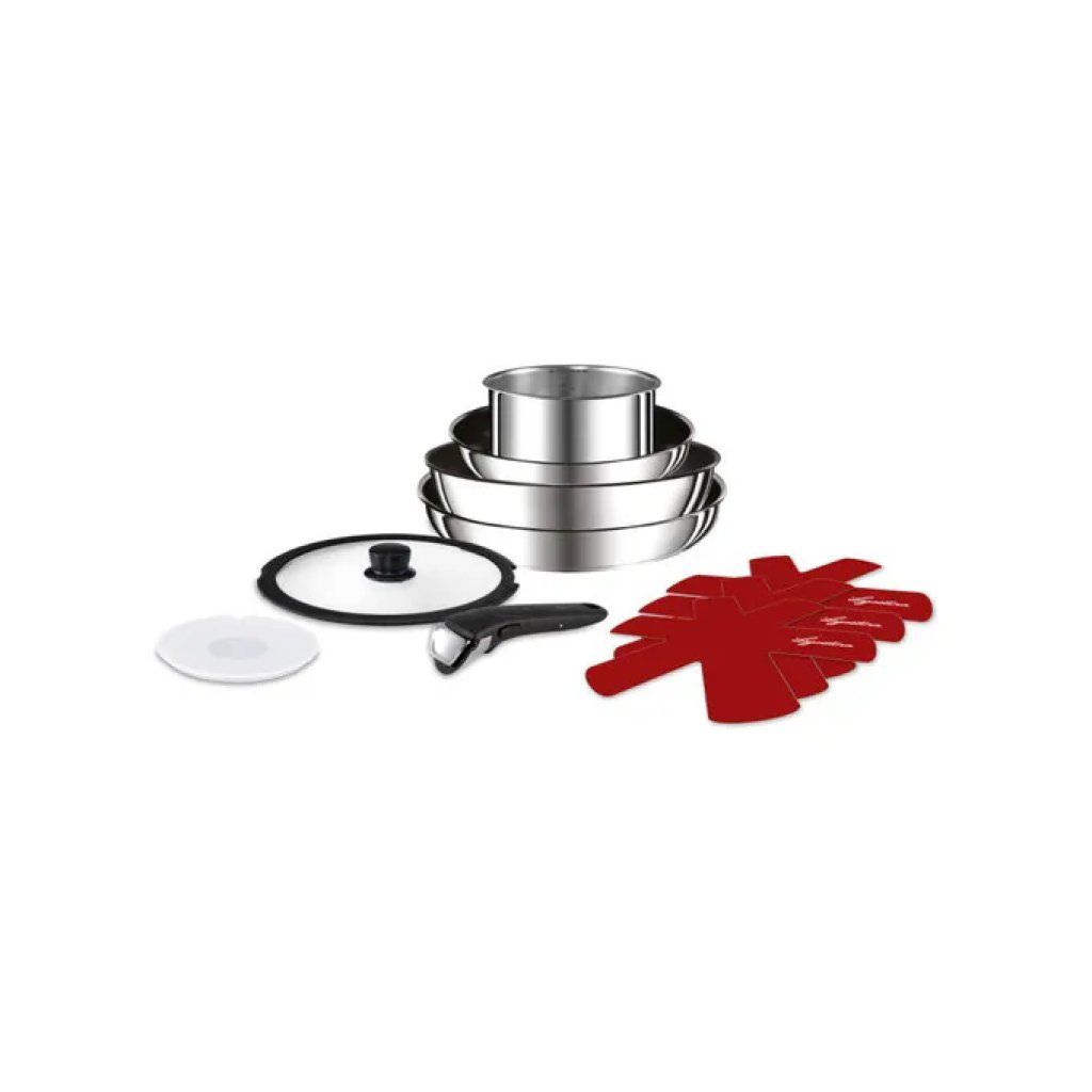 Lagostina Ingenio Inox – Set 7 pezzi di padelle antiaderenti