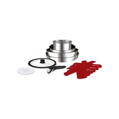 Lagostina Ingenio Inox – Set 7 pezzi di padelle antiaderenti
