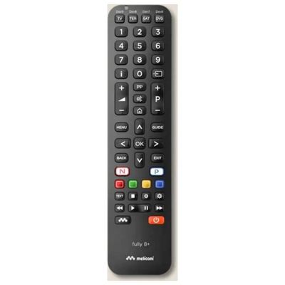 Meliconi Fully 8+ Telecomando Universale Nero per 8 Dispositivi