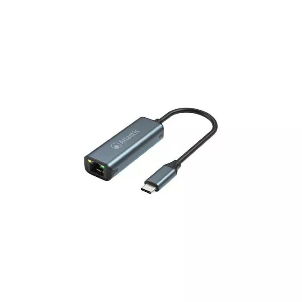 Atlantis Land A04-TC-LAN Adattatore USB-C Gigabit Ethernet con USB-A