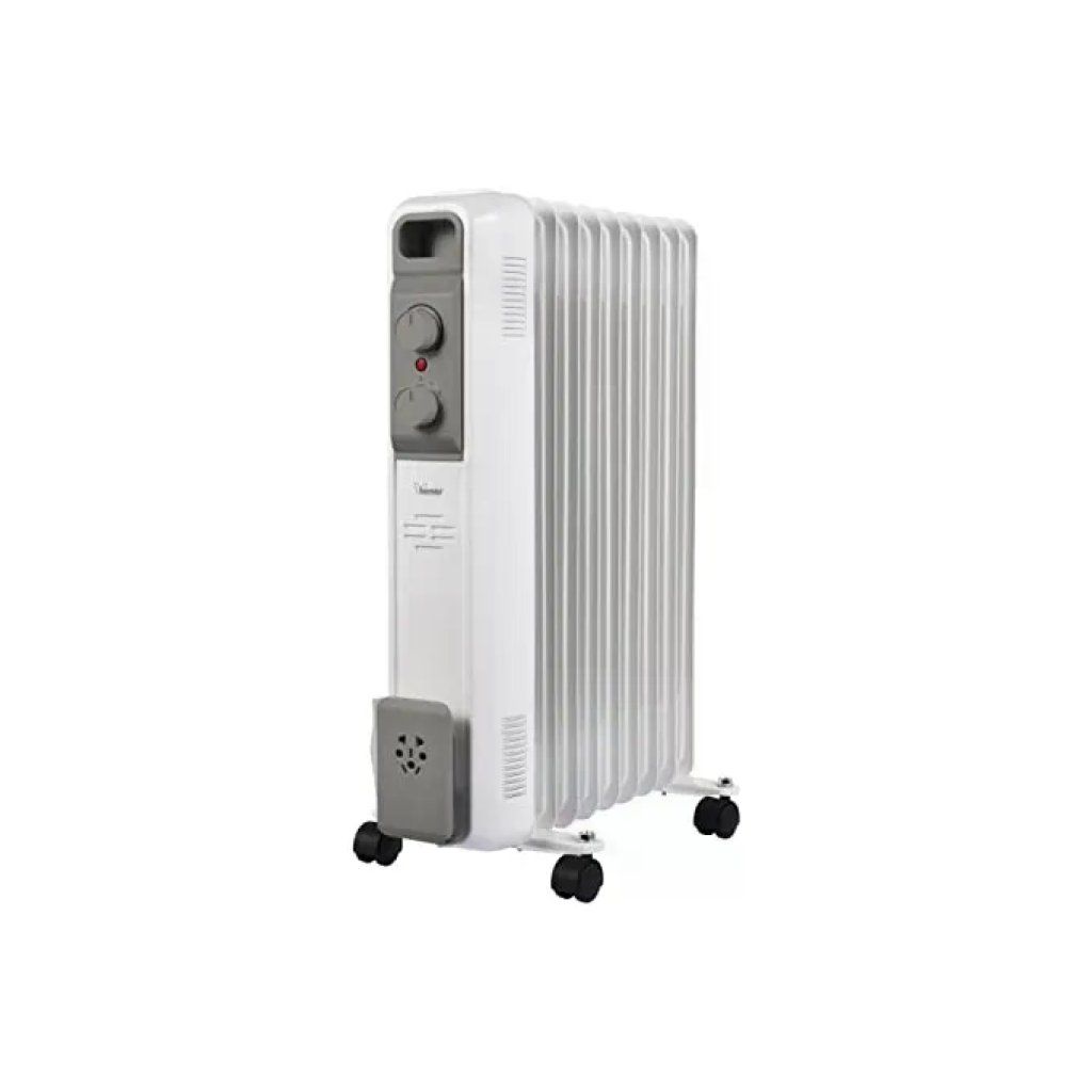Bimar HO429 Radiatore Elettrico a Olio 2000 W, 9 Elementi