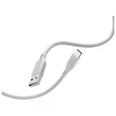 CELLULAR LINE Cellularline Soft Cable USB-C, cavo flessibile da 120 cm, bianco CELLULAR LINE Cellularline Soft Cable USB-C, cavo flessibile da 120 cm, bianco