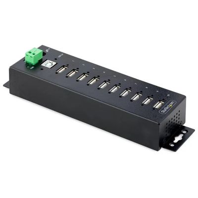 STARTECH.COM StarTech Hub USB 2.0 industriale a 10 porte USB-A