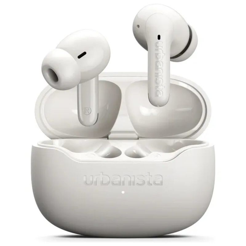 Urbanista Palermo Auricolari True Wireless ANC, Bluetooth Multipoint, 32 ore, IPX4 – Bianco