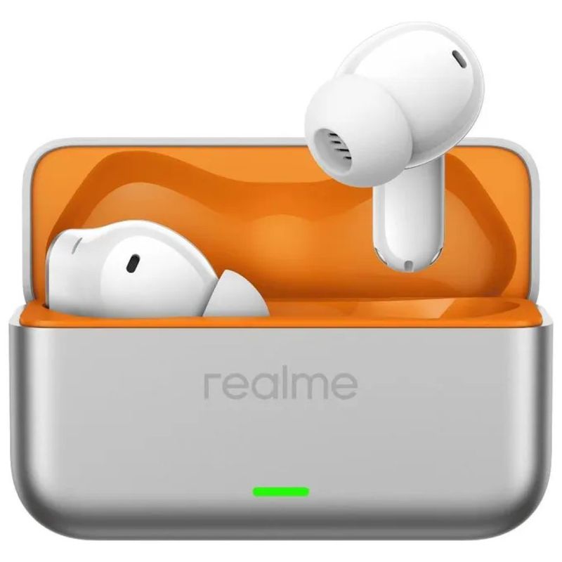 Realme Buds T500 Pro Auricolari TWS Bluetooth 5.4 Argento