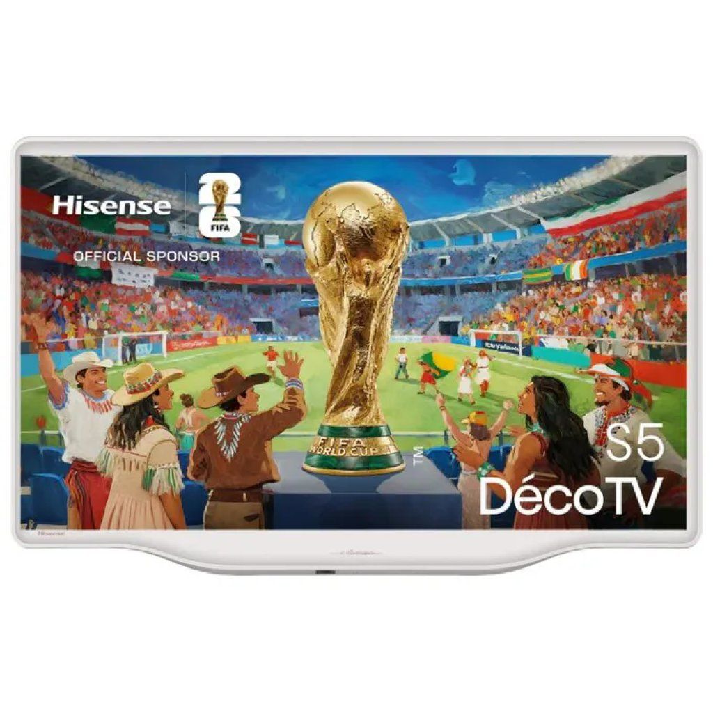 Hisense 43S5Q DECO TV QLED 4K UHD Smart Wi-Fi, 43”, Bianco
