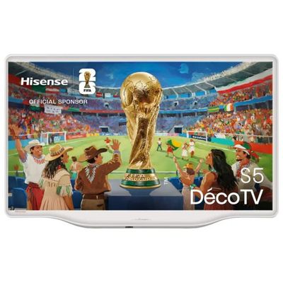 Hisense 43S5Q DECO TV QLED 4K UHD Smart Wi-Fi 109,2 cm (43'') colore Bianco Hisense 43S5Q DECO TV QLED 4K UHD Smart Wi-Fi 109,2 cm (43'') colore Bianco