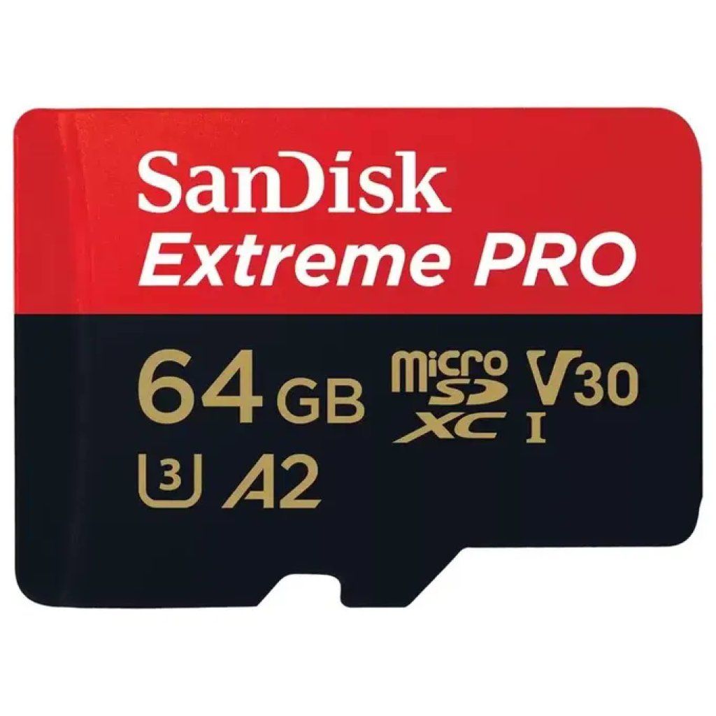 SanDisk Extreme PRO microSDXC 64 GB UHS-I U3 V30 A2