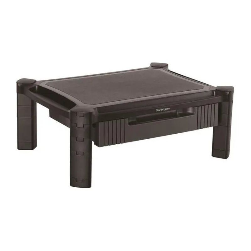 StarTech.com MONSTADJD Supporto per Monitor con Cassetto Regolabile in Altezza fino a 32'' 10 Kg con Gestione
