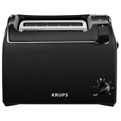 Krups KH1518 ProAroma Tostapane Nero, 2 Fette