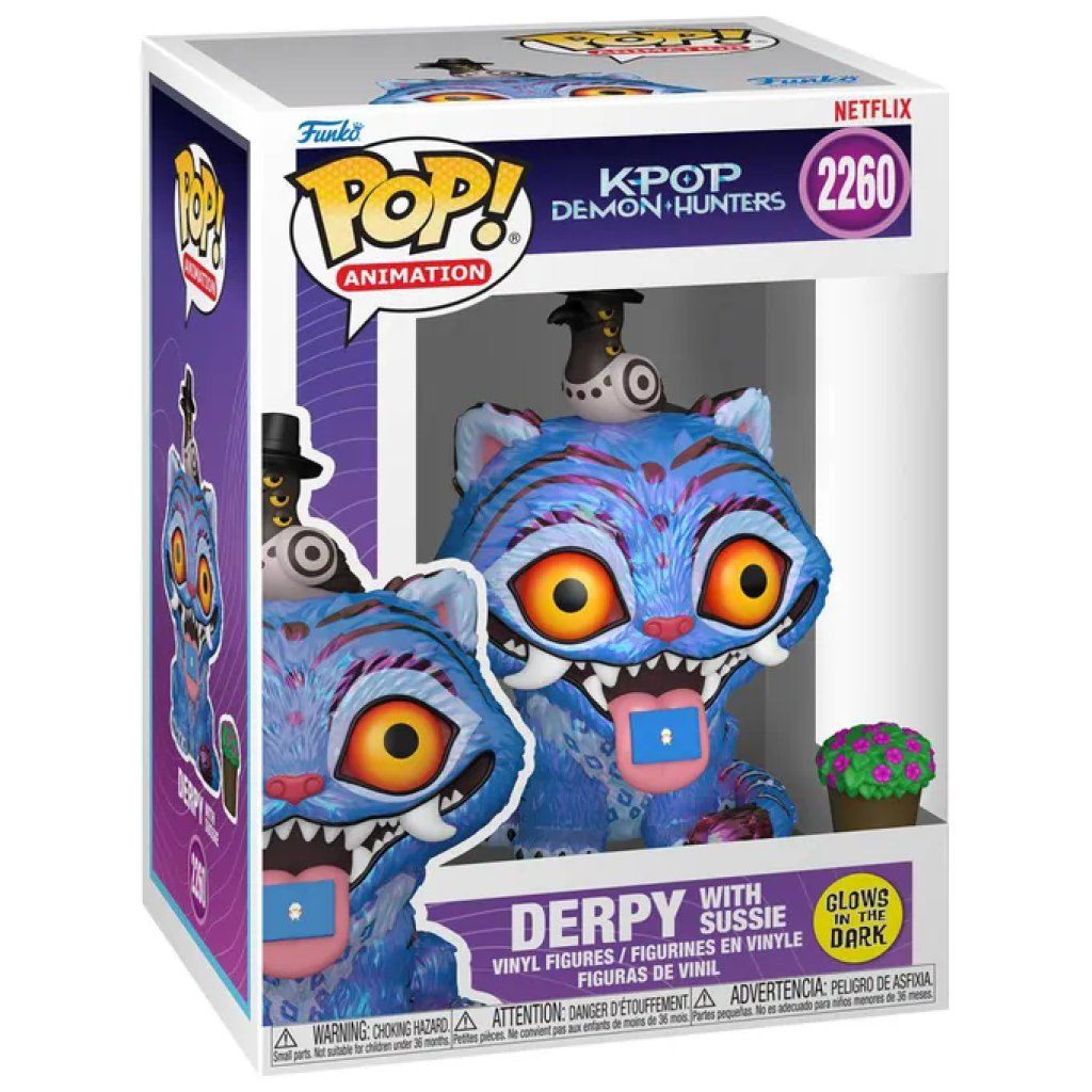 Funko POP! Animation Derpy con Sussie – KPop Demon Hunters Glow in the Dark